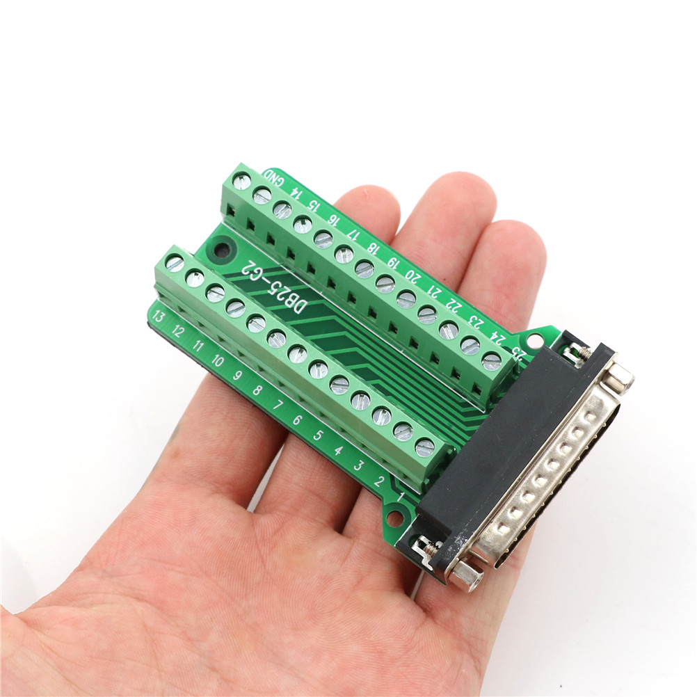 Home Improvement Stores - 1ชิ้น DB25ปลั๊กเสียบ25Pin ตัวผู้แผงวงจร PCB 2แถวขั้วต่ออุปกรณ์เสริมเพื่อการปรับปรุงบ้าน