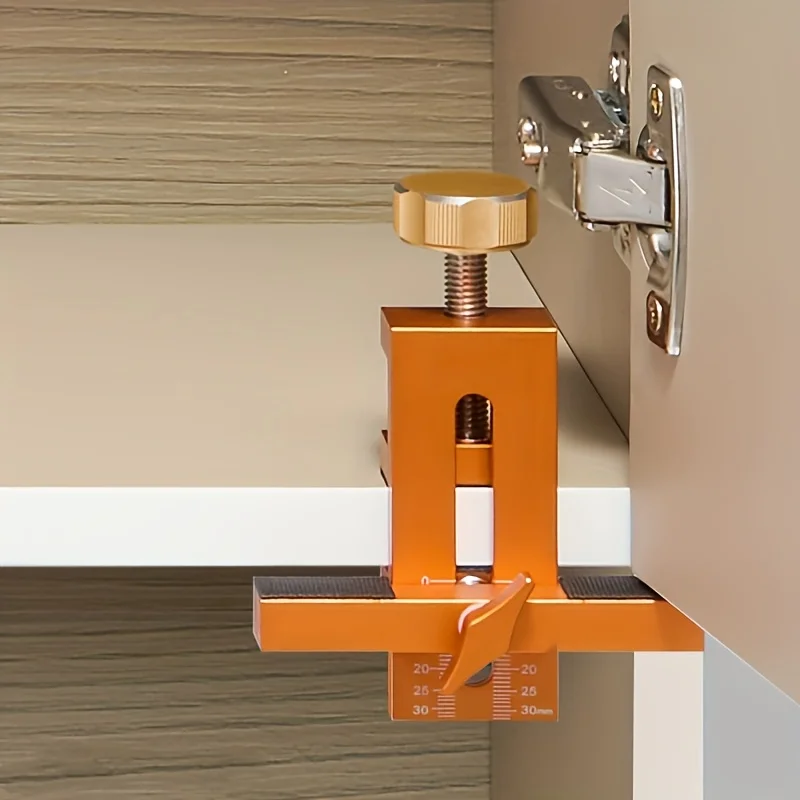 Home Improvement In Usa - อุปกรณ์ช่วยติดตั้งบานตู้แบบปรับได้ พร้อมแขนค้ำยัน และเครื่องมือสำหรับติดตั้งบานพับ สำหรับบานตู้แบบไม่มีกรอบ ใช้ในการปรับปรุงบ้าน