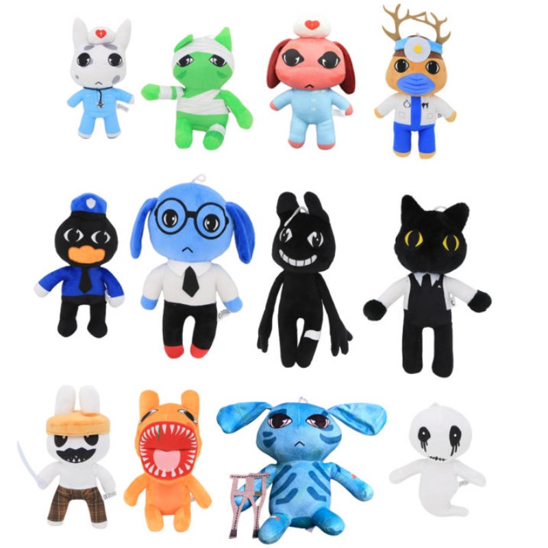 Home Improvement Trends - ตุ๊กตาผ้ากำมะหยี่จากเกมสยองขวัญ Animal Hospital, ตุ๊กตาการ์ตูนนุ่มนิ่มน่ากอด, ของสะสมสำหรับแฟนคลับผู้ใหญ่และของขวัญตกแต่งบ้าน