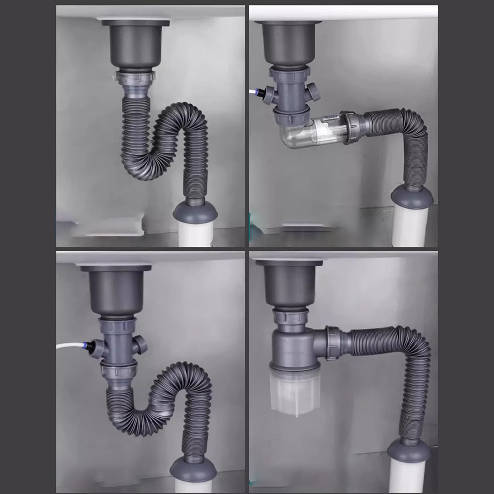 1 ชิ้นอ่างล้างจานท่อระบายน้ําข - Home Improvement K&B Construction บทวิจารณ์และราคา