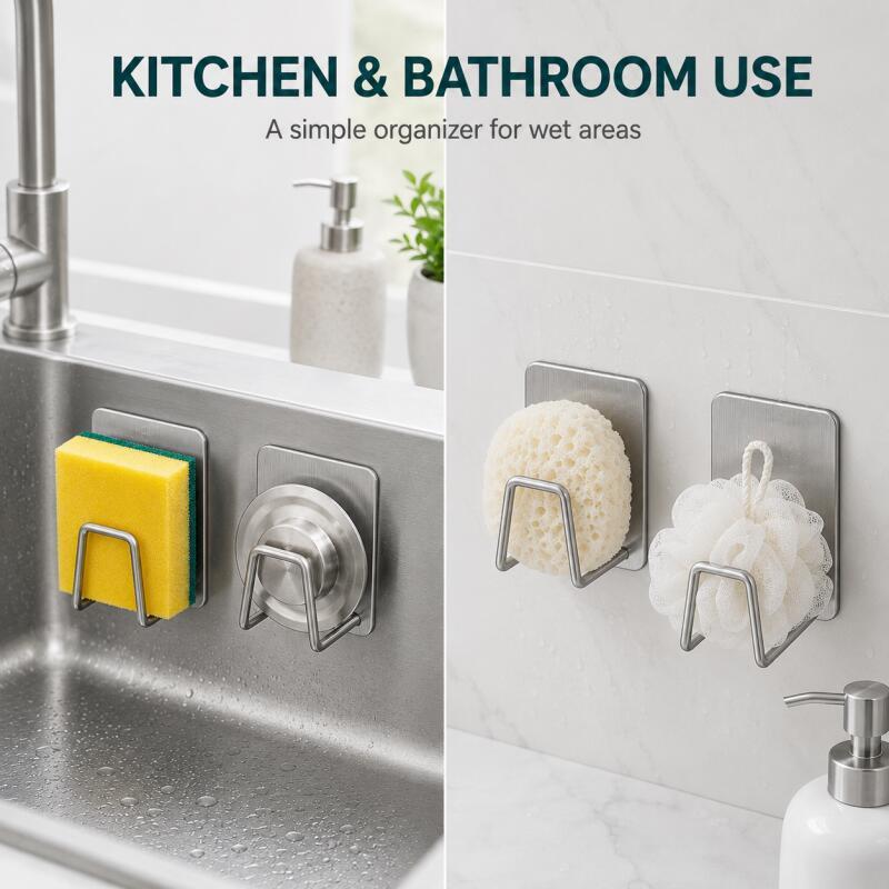 ที่วางฟองน้ำสแตนเลสแบบติดผนัง, - Home Improvement K&B Construction บทวิจารณ์และราคา