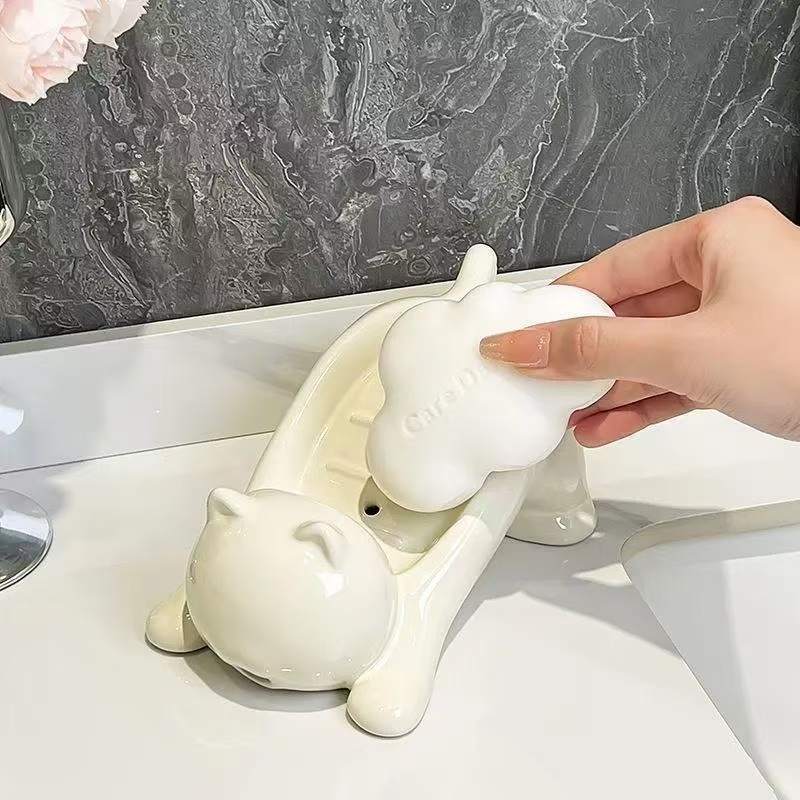 ถาดวางสบู่น่ารักแบบระบายน้ำได้ - Home Improvement Kitchen บทวิจารณ์และราคา