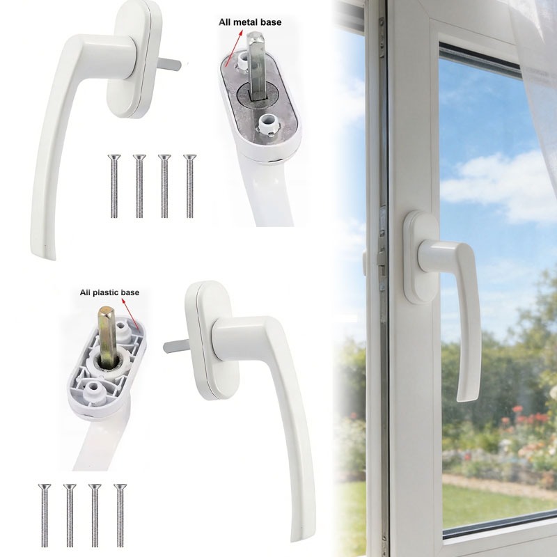 มือจับหน้าต่างเลื่อนกันลื่นสีข - Home Improvement Kit บทวิจารณ์และราคา