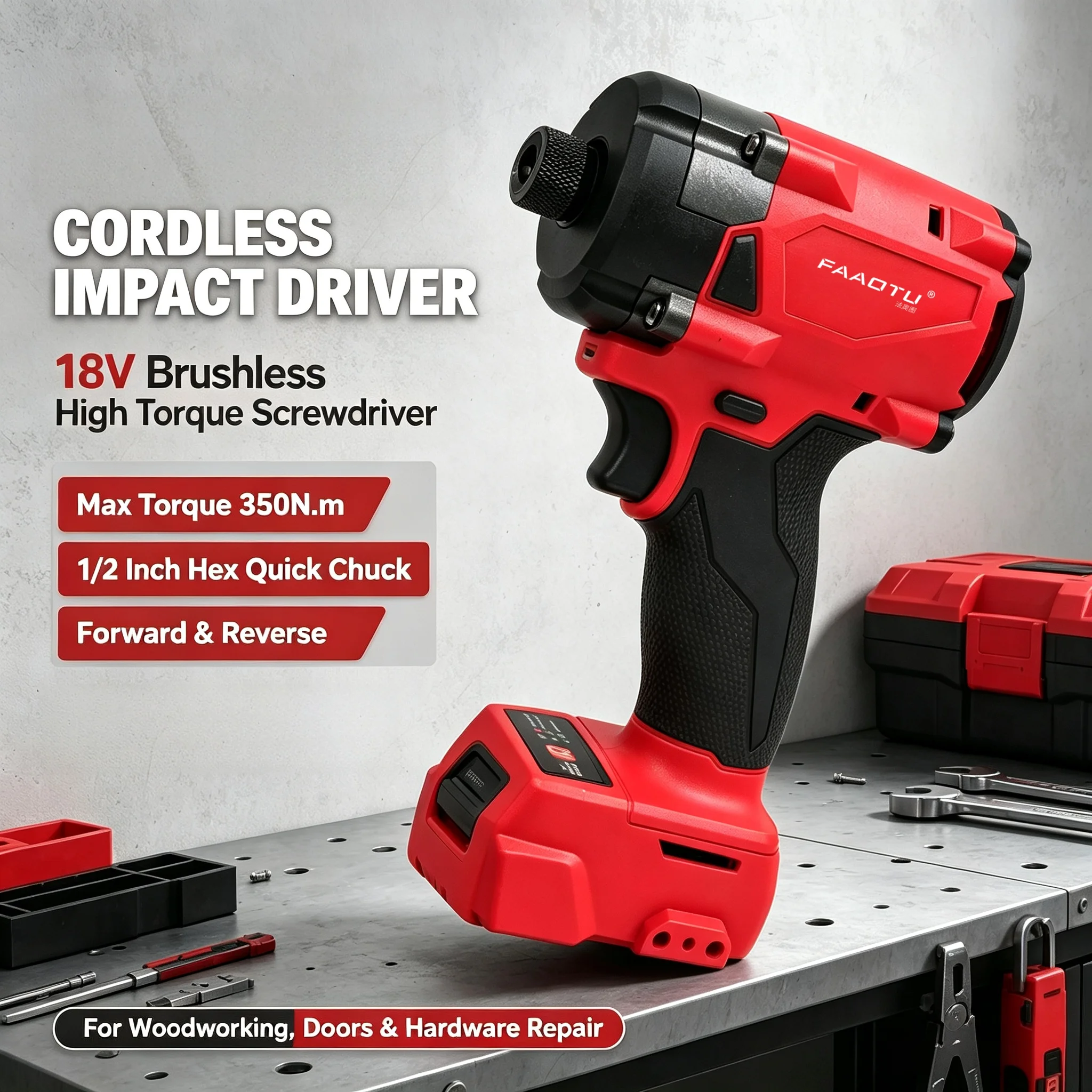 ไขควงไฟฟ้าไร้สาย FAAOTU 18V, ไ - Home Improvement In Usa บทวิจารณ์และราคา