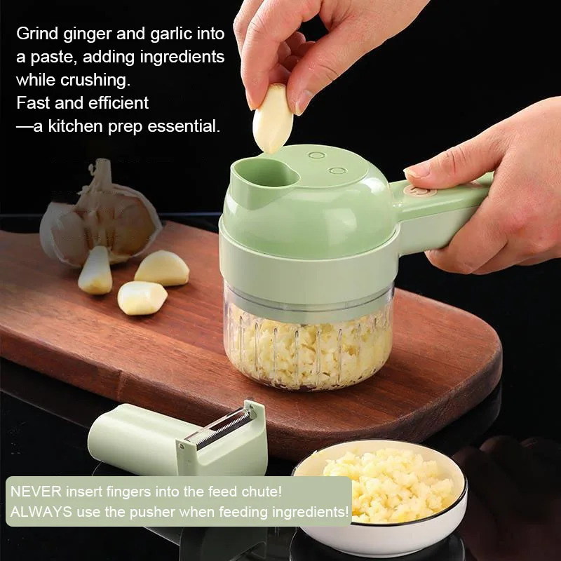 เครื่องหั่นผักไฟฟ้า 4 in 1 เคร - Home Improvement Kitchen บทวิจารณ์และราคา