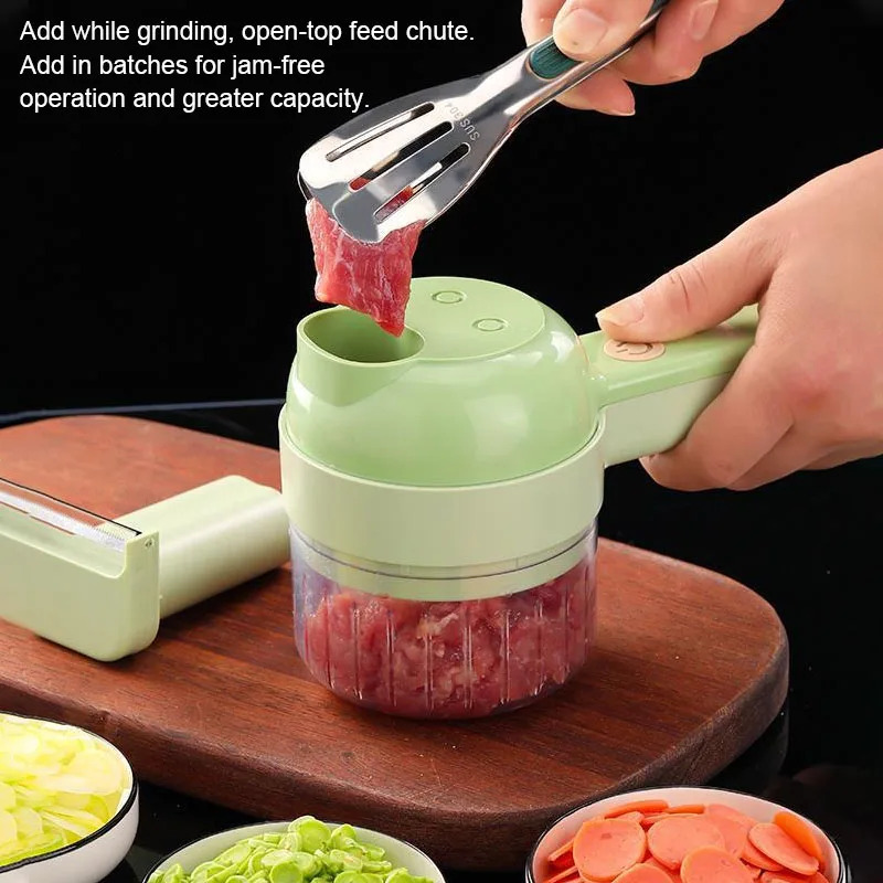 เครื่องหั่นผักไฟฟ้า 4 in 1 เคร - Home Improvement Kitchen บทวิจารณ์และราคา