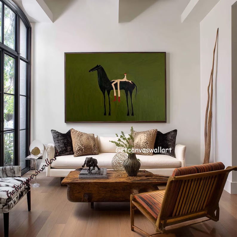 ภาพพิมพ์ศิลปะนามธรรมสมัยใหม่ลา - Home Improvement Trends บทวิจารณ์และราคา